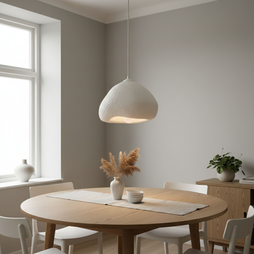 Brilagi - Пендел на кабел WABI SABI 1xE27/40W/230V диам. 32 см бял