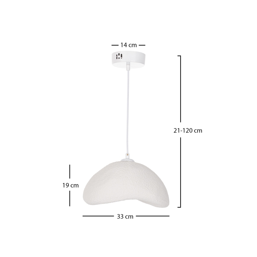 Brilagi - Пендел на кабел WABI SABI 1xE27/40W/230V Ø 33 cm бял