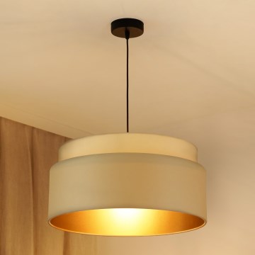 Brilagi - Пендел OREGON VEGE 1xE27/15W/230V Ø 45 см бежов