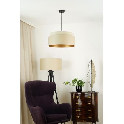 Brilagi - Пендел OREGON VEGE 1xE27/15W/230V Ø 45 см бежов