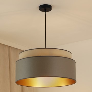 Brilagi - Пендел OREGON VEGE 1xE27/15W/230V Ø 45 см сив