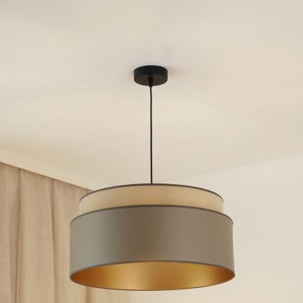 Brilagi - Пендел OREGON VEGE 1xE27/15W/230V Ø 45 см сив
