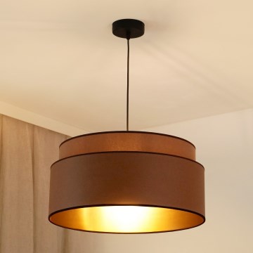 Brilagi - Пендел OREGON VEGE 1xE27/15W/230V Ø 45 см кафяв