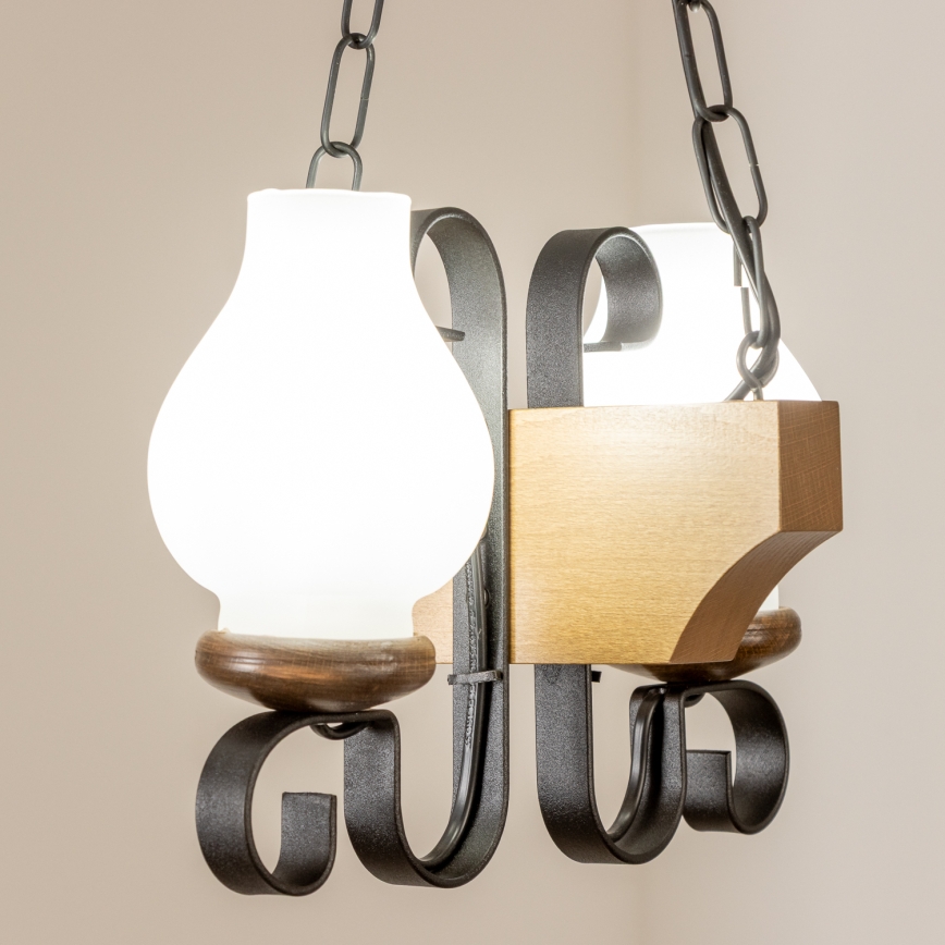 Brilagi - Пендел QUEEN 2xE14/40W/230V бук/орех