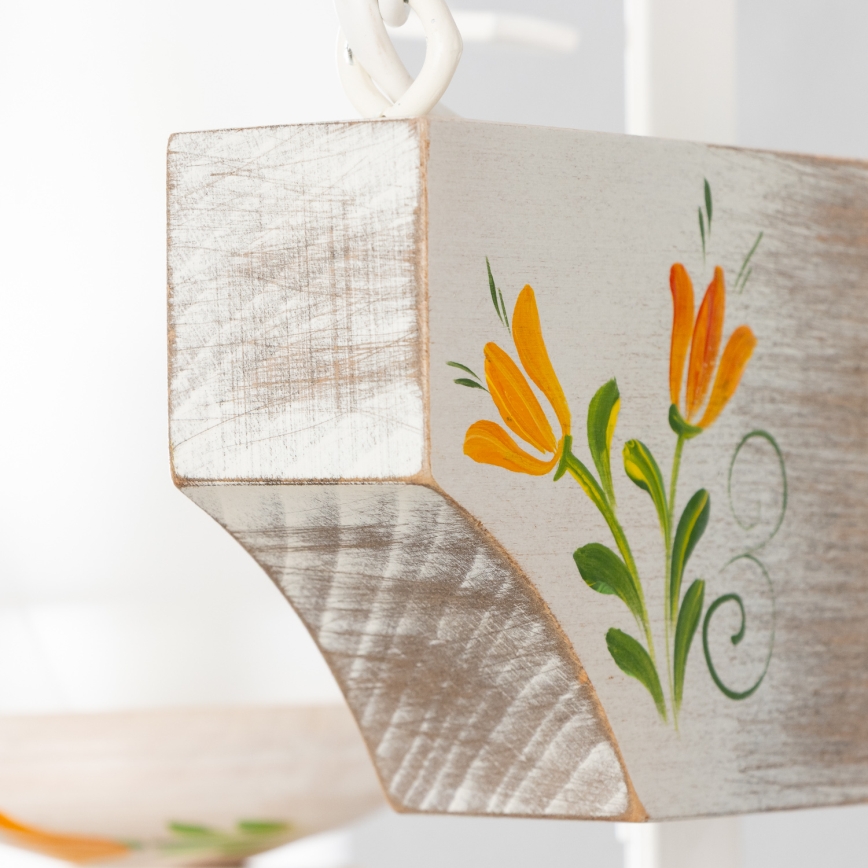 Brilagi - Пендел QUEEN 2xE14/40W/230V бук/кремав