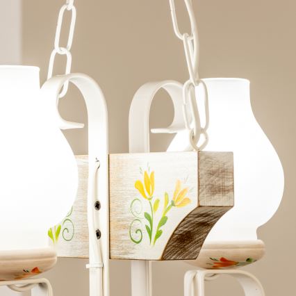 Brilagi - Пендел QUEEN 2xE14/40W/230V бук/кремав