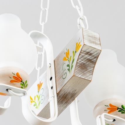 Brilagi - Пендел QUEEN 2xE14/40W/230V бук/кремав