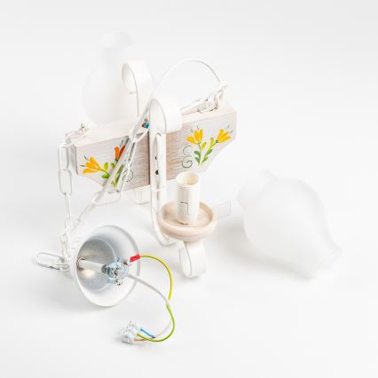 Brilagi - Пендел QUEEN 2xE14/40W/230V бук/кремав