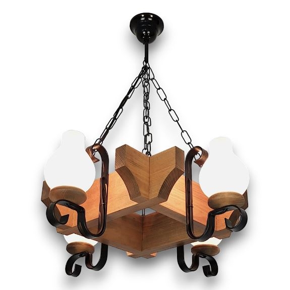 Brilagi - Пендел QUEEN 4xE14/40W/230V бук