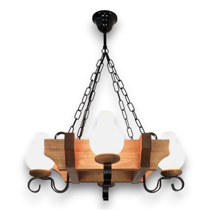 Brilagi - Пендел QUEEN 4xE14/40W/230V бук