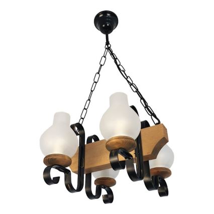 Brilagi - Пендел QUEEN 4xE14/40W/230V бук