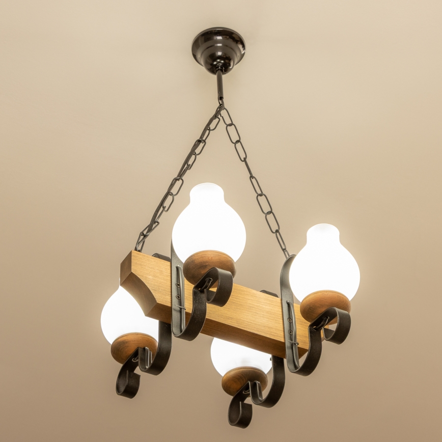 Brilagi - Пендел QUEEN 4xE14/40W/230V бук