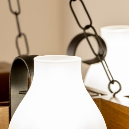 Brilagi - Пендел QUEEN 4xE14/40W/230V бук/орех