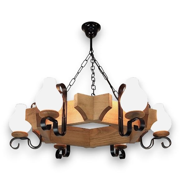 Brilagi - Пендел QUEEN 6xE14/40W/230V бук