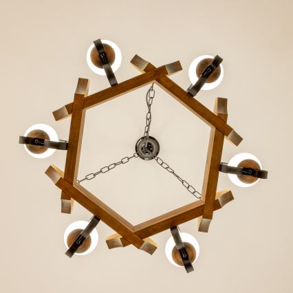 Brilagi - Пендел QUEEN 6xE14/40W/230V бук