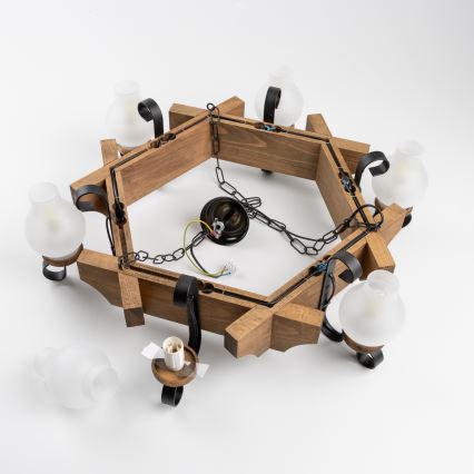 Brilagi - Пендел QUEEN 6xE14/40W/230V бук