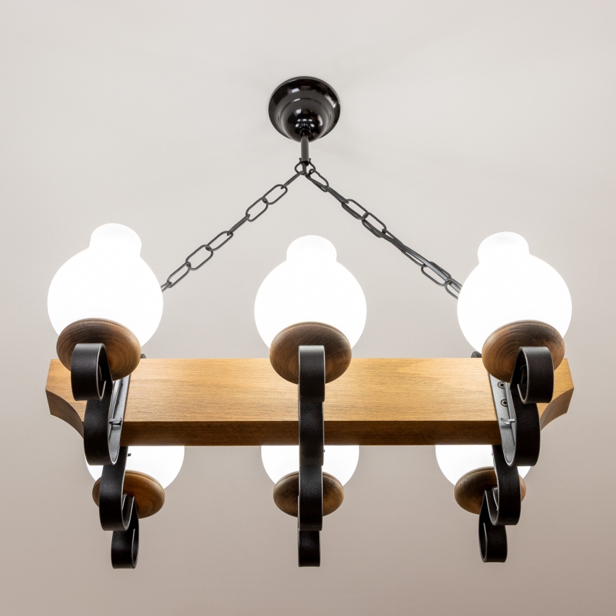 Brilagi - Пендел QUEEN 6xE14/40W/230V бук