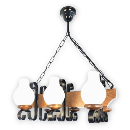 Brilagi - Пендел QUEEN 6xE14/40W/230V бук/орех