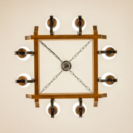 Brilagi - Пендел QUEEN 8xE14/40W/230V бук