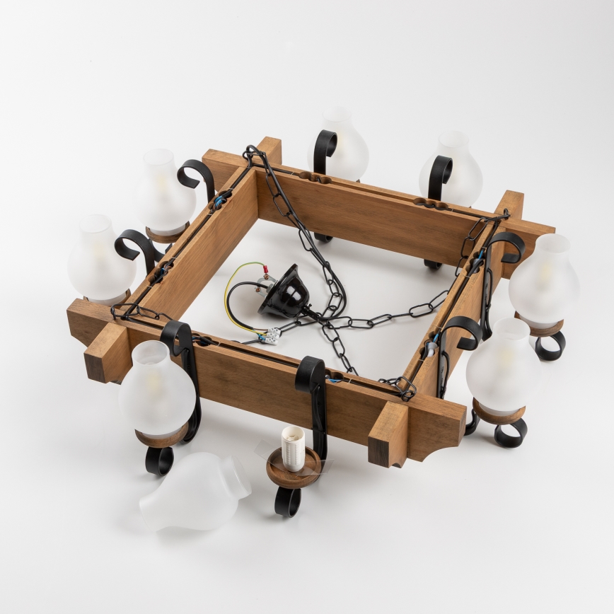 Brilagi - Пендел QUEEN 8xE14/40W/230V бук