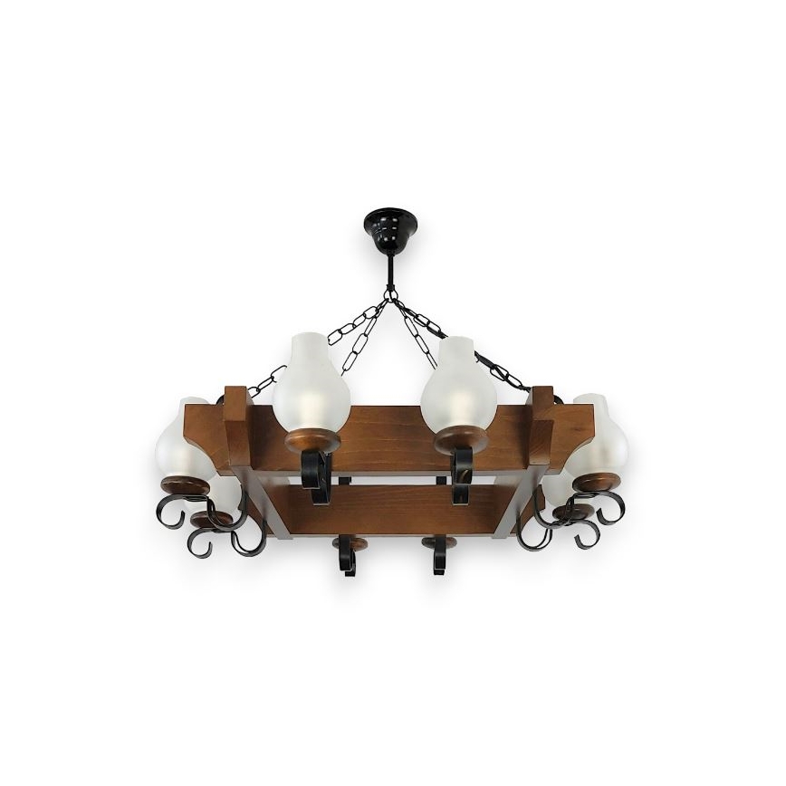 Brilagi - Пендел QUEEN 8xE14/40W/230V бук/орех