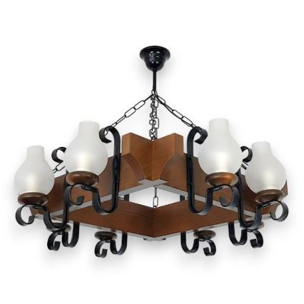 Brilagi - Пендел QUEEN 8xE14/40W/230V бук/орех