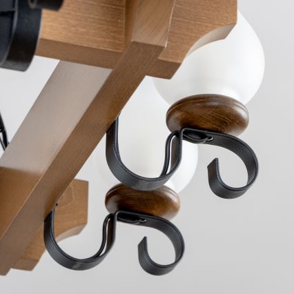 Brilagi - Пендел QUEEN 8xE14/40W/230V бук/орех