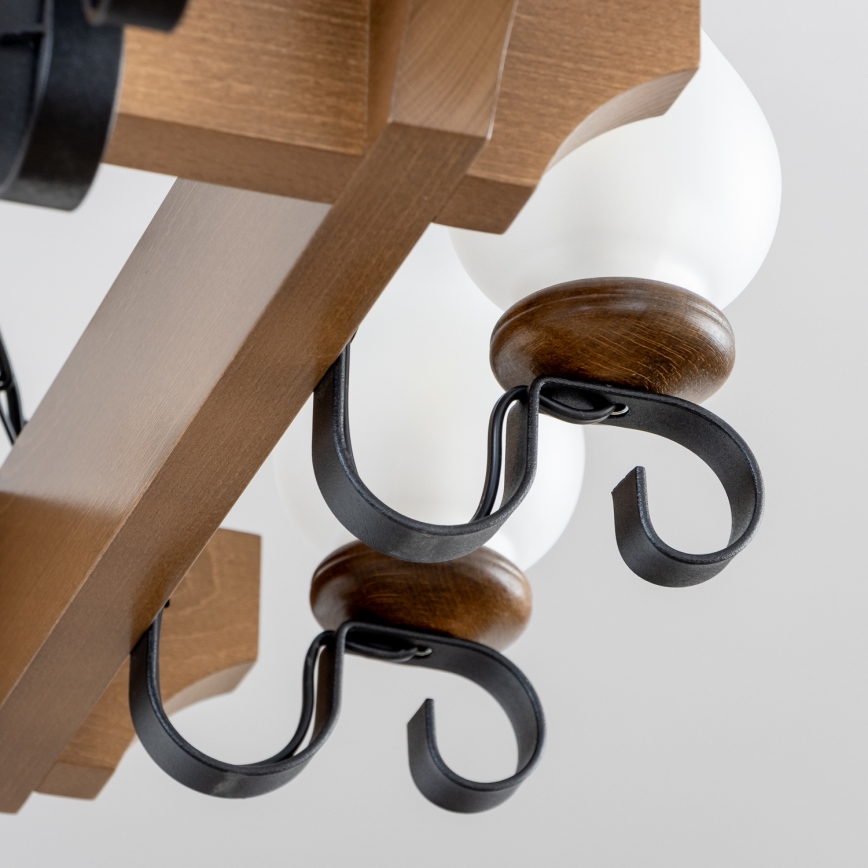 Brilagi - Пендел QUEEN 8xE14/40W/230V бук/орех