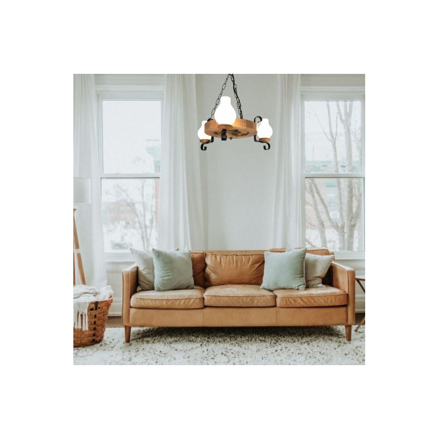 Brilagi - Пендел ROATA 3xE14/40W/230V бук