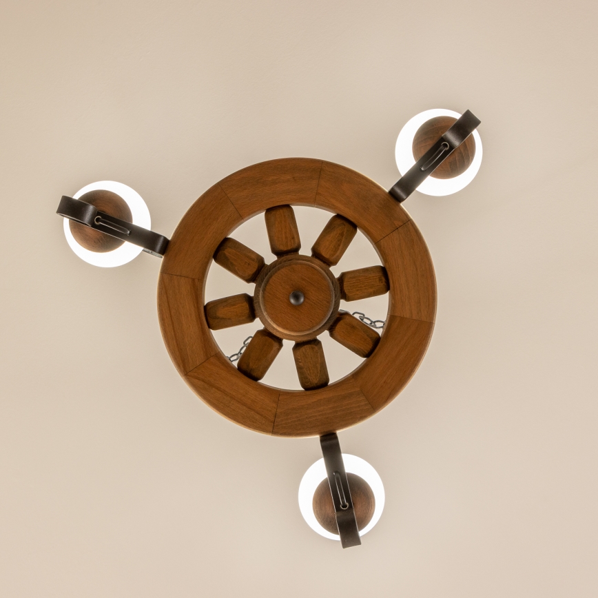 Brilagi - Пендел ROATA 3xE14/40W/230V бук