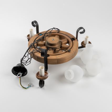 Brilagi - Пендел ROATA 3xE14/40W/230V бук