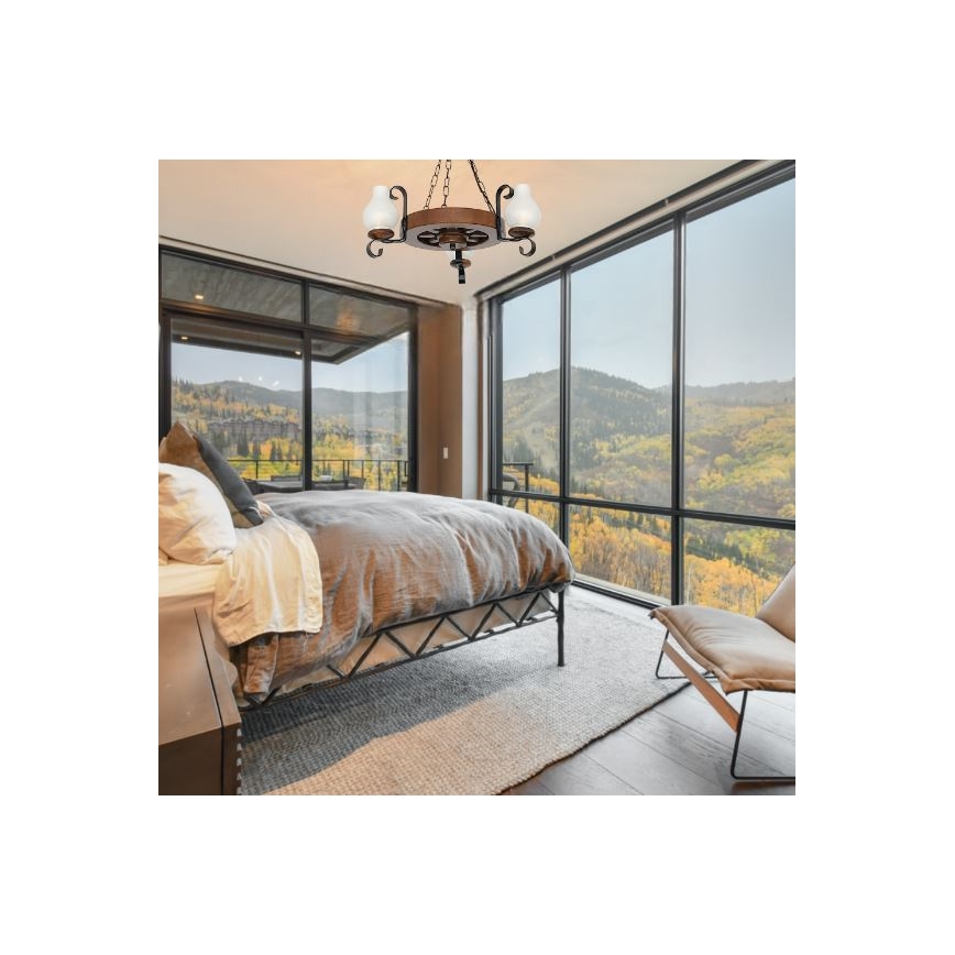 Brilagi - Пендел ROATA 3xE14/40W/230V бук/орех