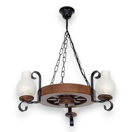 Brilagi - Пендел ROATA 3xE14/40W/230V бук/орех