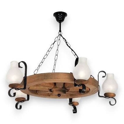 Brilagi - Пендел ROATA 5xE14/40W/230V бук