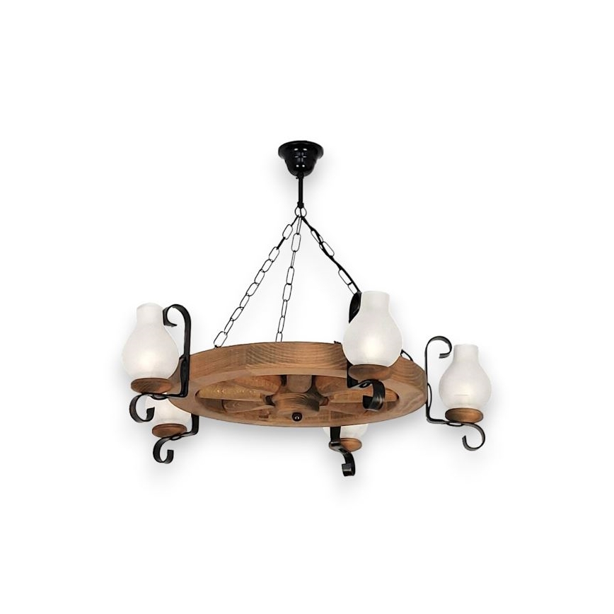 Brilagi - Пендел ROATA 5xE14/40W/230V бук