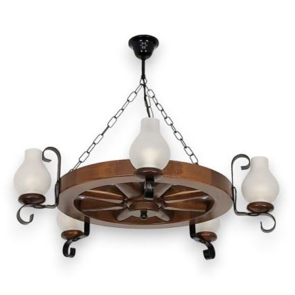 Brilagi - Пендел ROATA 5xE14/40W/230V бук/орех