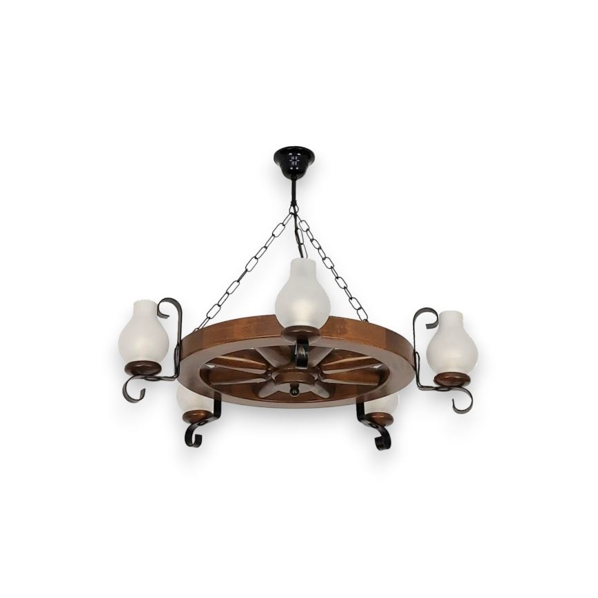 Brilagi - Пендел ROATA 5xE14/40W/230V бук/орех