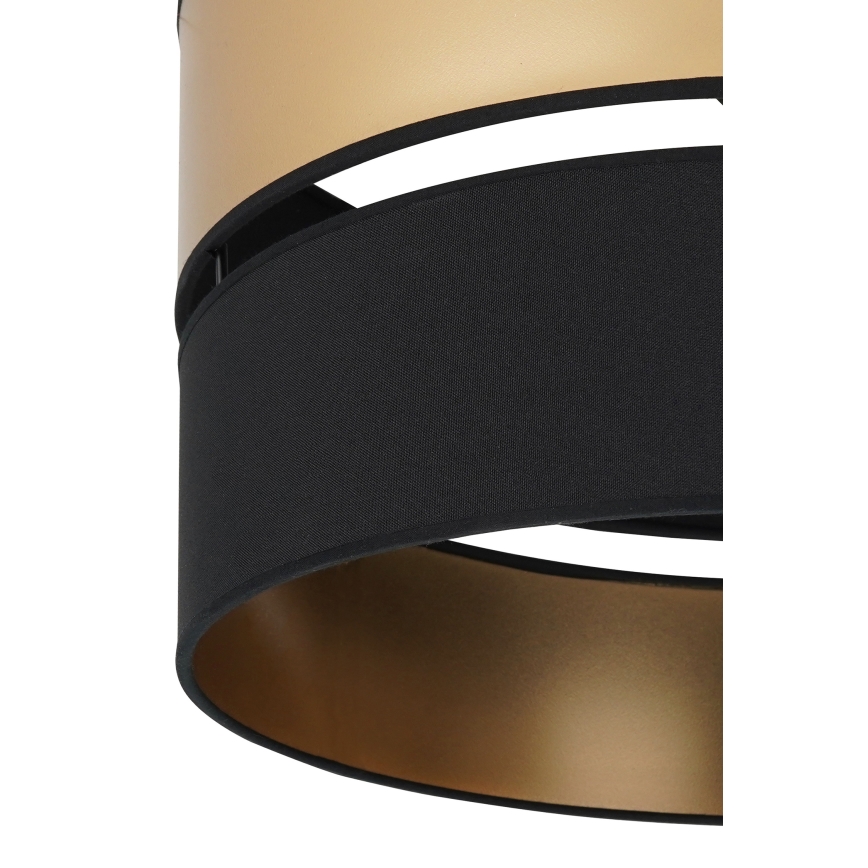 Brilagi - Пендел ROYAL 1xE27/15W/230V Ø 40 см черен/златист