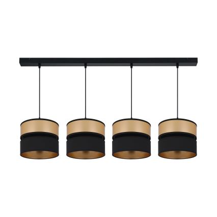 Brilagi - Пендел ROYAL 4xE27/15W/230V черен/златист