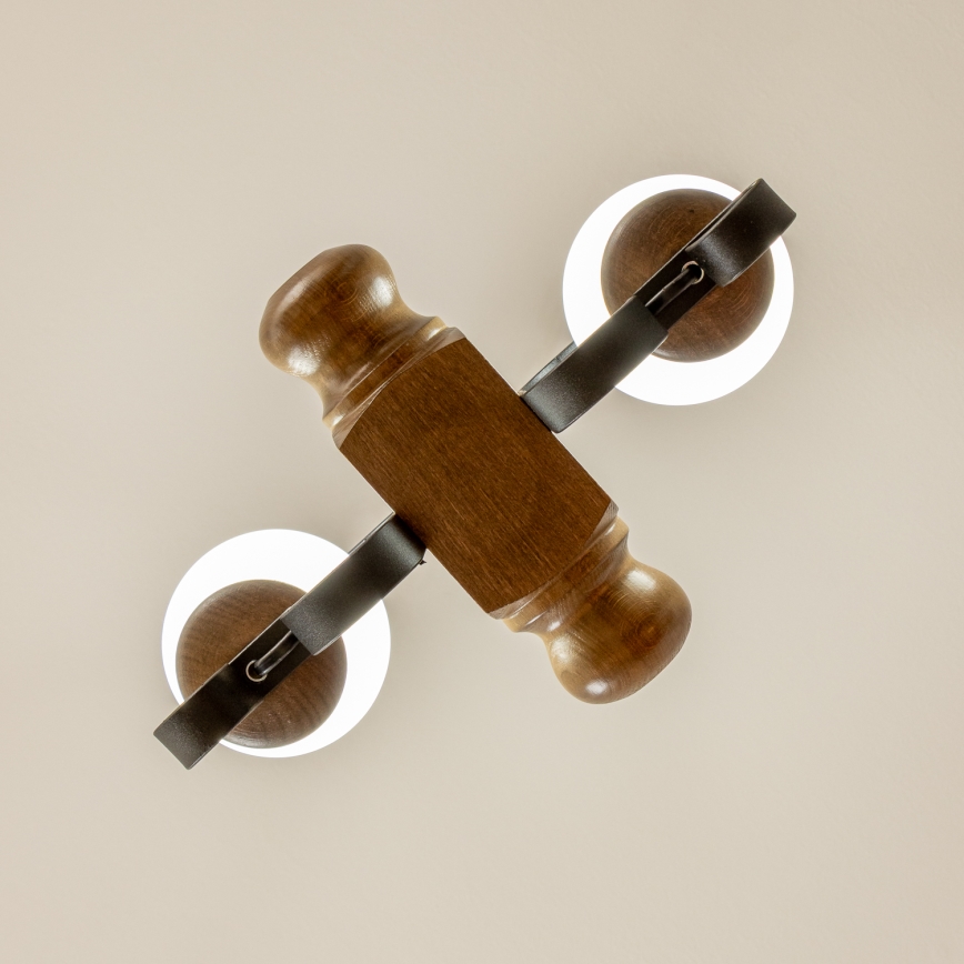 Brilagi - Пендел RUSTIC 2xE14/40W/230V бук/орех