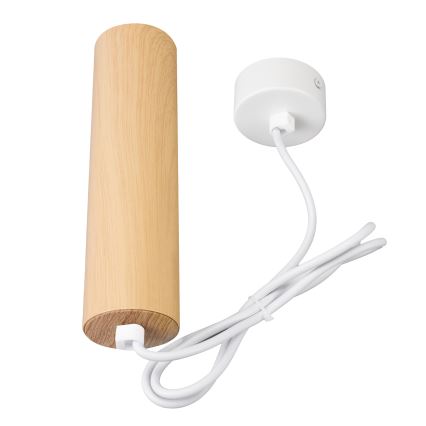 Brilagi - Пендел SELE 1xGU10/30W/230V бял/дъбов декор