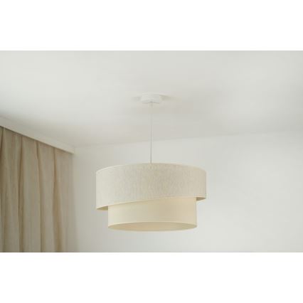 Brilagi - Пендел SHINE 1xE27/15W/230V Ø 50 см кремав