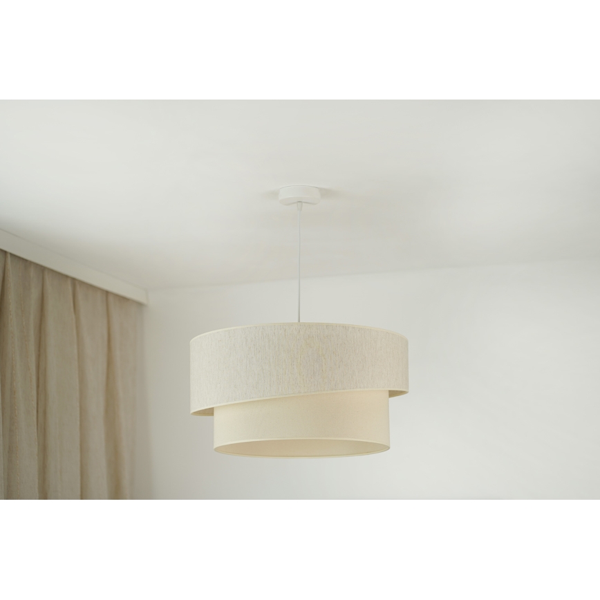 Brilagi - Пендел SHINE 1xE27/15W/230V Ø 50 см кремав