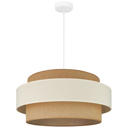 Brilagi - Пендел SPACE LIGHT 1xE27/15W/230V Ø 50 см бежов/кремав