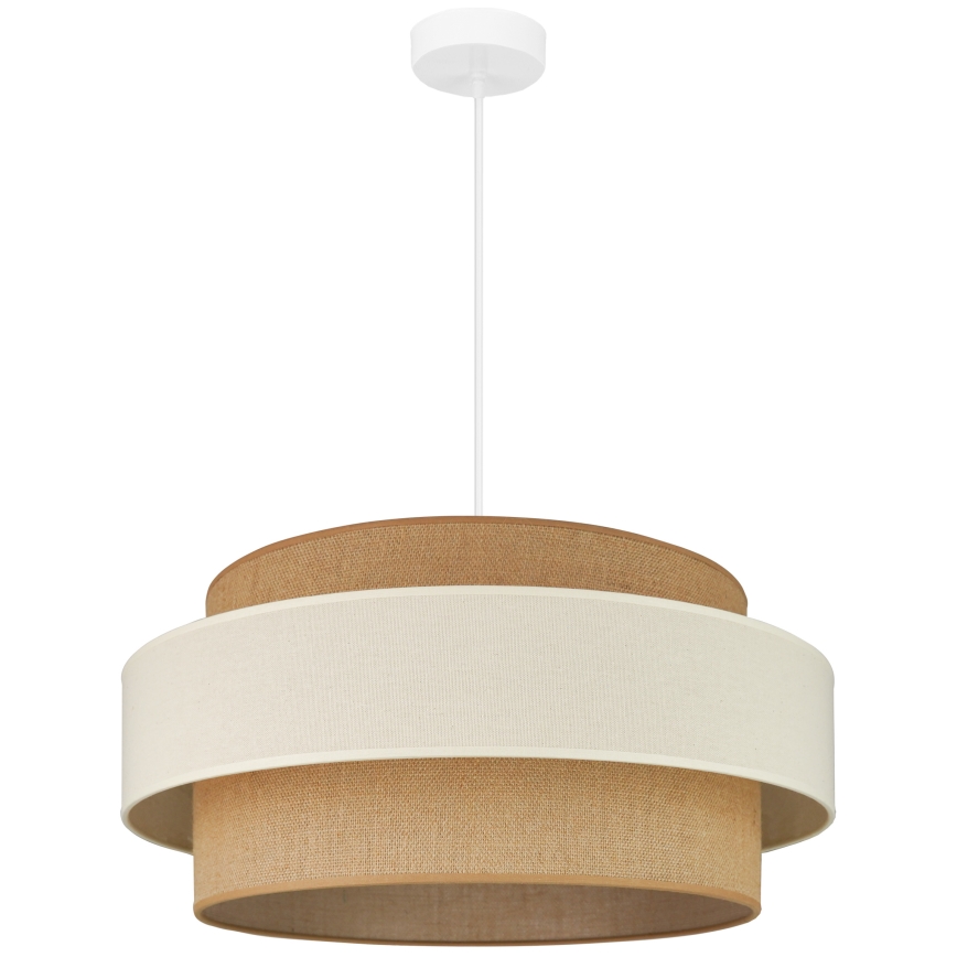 Brilagi - Пендел SPACE LIGHT 1xE27/15W/230V Ø 50 см бежов/кремав