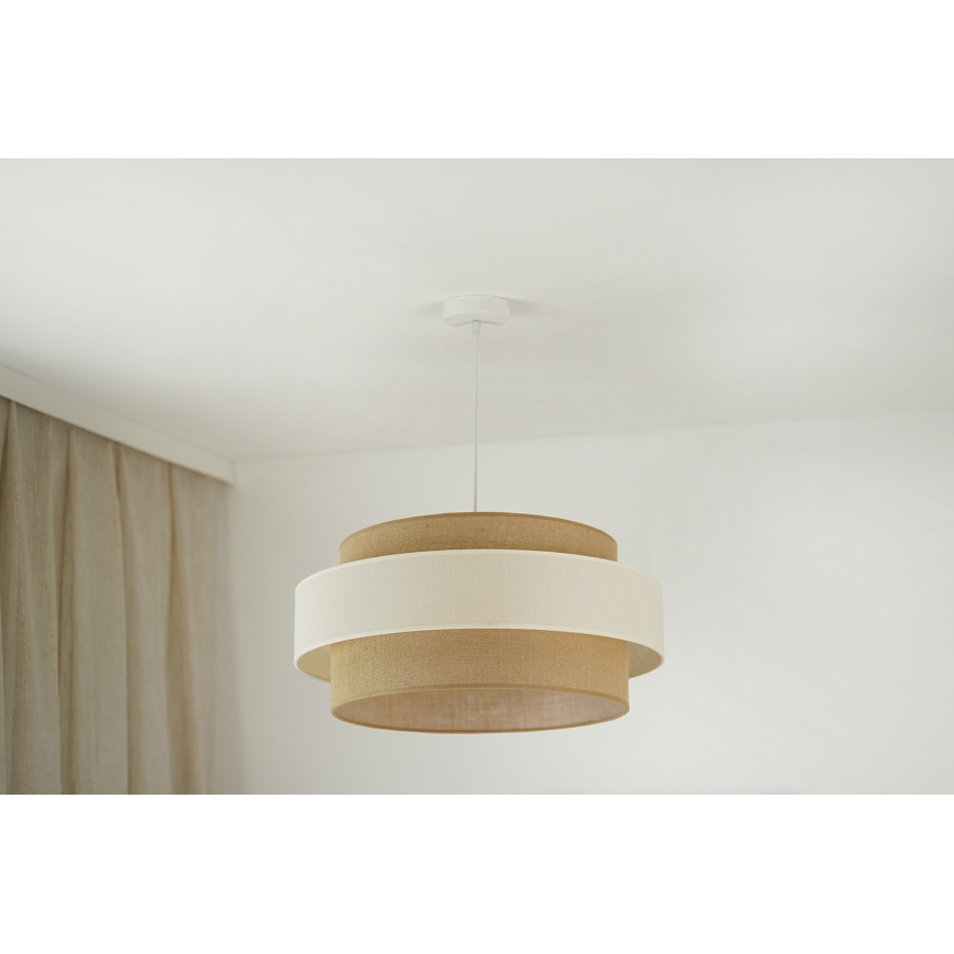 Brilagi - Пендел SPACE LIGHT 1xE27/15W/230V Ø 50 см бежов/кремав