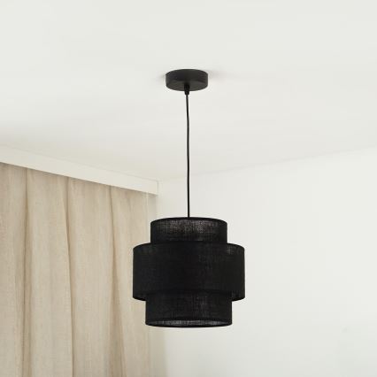 Brilagi - Пендел SPACE YUTE 1xE27/15W/230V Ø 25 см черен