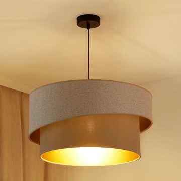 Brilagi - Пендел VEGAS SHINE 1xE27/15W/230V Ø 50 см кремав/бежов