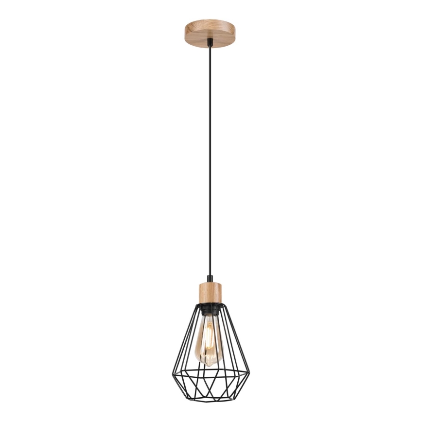 Brilagi - Пендел WOODY BASKET 1xE27/60W/230V дъб