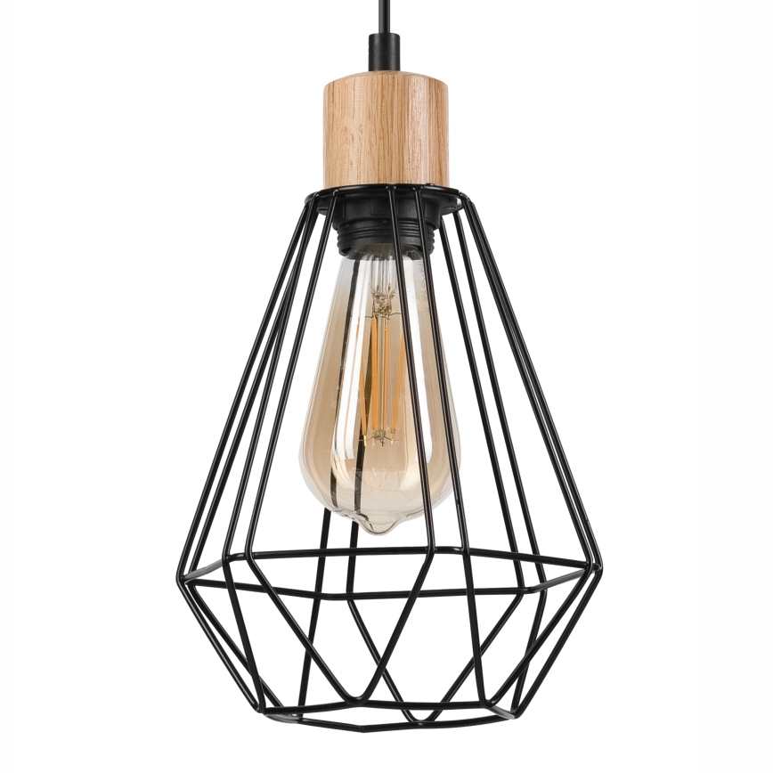 Brilagi - Пендел WOODY BASKET 2xE27/60W/230V дъб
